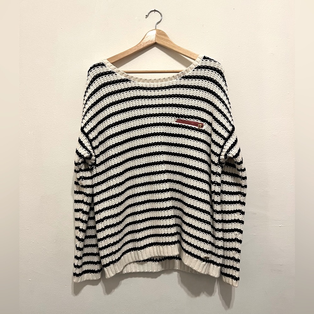 Vintage 90s Tommy Hilfiger striped sweater